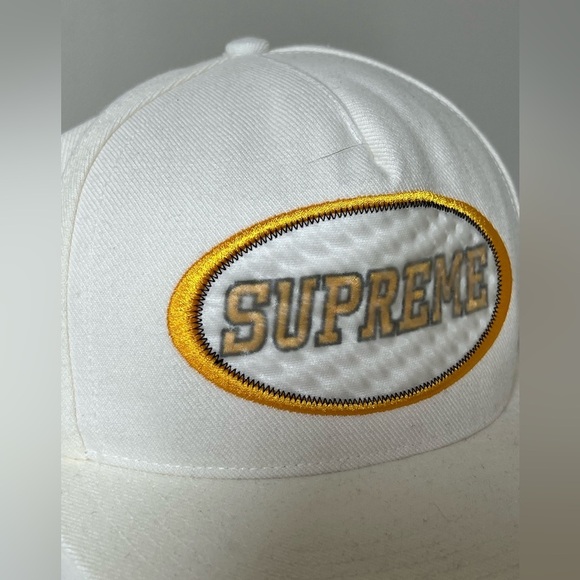 SUPREME Overlay Hologram 5 Panel White Hat NYC - Picture 2 of 6